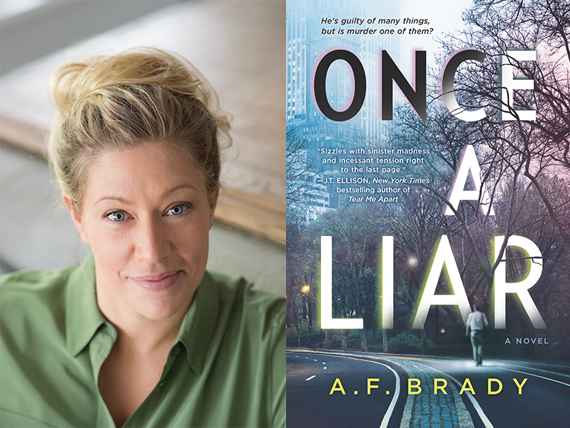 Once a Liar by A.F. Brady